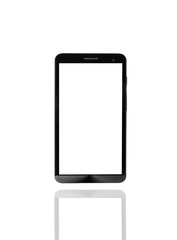 Smartphone on isolated background
