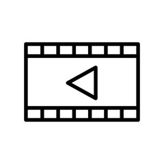 Video play icon design templates, movie icon vector