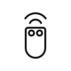 Remote icon vector flat illustration design template