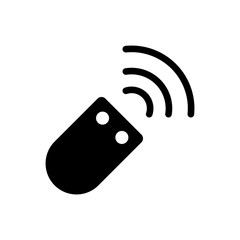 Remote icon vector flat illustration design template