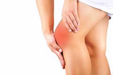 Knee pain May be due to muscle inflammation or bone damage.