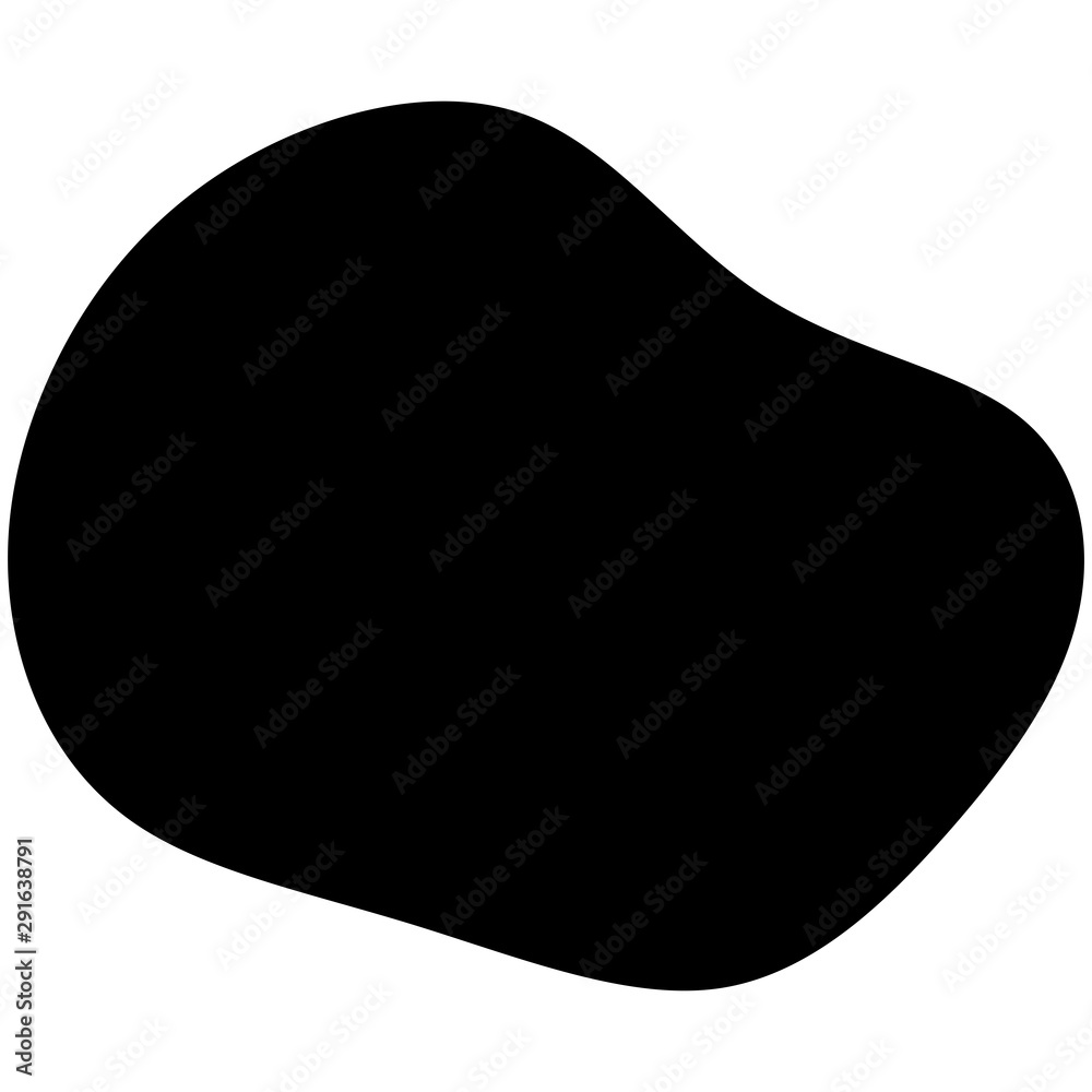 Poster random blotch, inkblot. organic blob, blot. speck shape.splat, fleck graphic. drop of liquid, fluid.