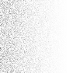 Random dots, random circles pattern, background. Noise halftone. Dispersion, scatter dotted half-tone pointillist design. Noisy particles speckle texture. Abstract geometric circles illustration