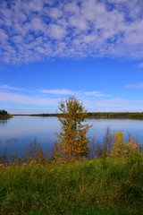 Astotin Lake in Autumn Colours