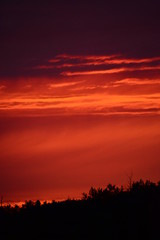 Fototapeta na wymiar Sunset over Plylypow