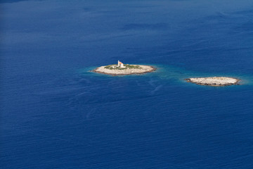 Fototapeta na wymiar Islet on Peljesac peninsula, Adriatic Sea, Croatia