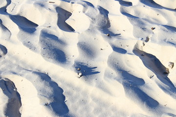 white sand
