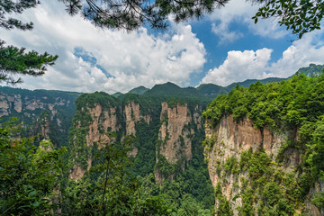 Stunning Mountain formations in Zhangjiajie