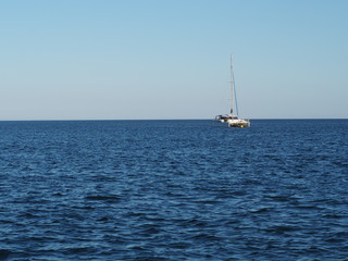 Naklejka premium Bribie Sail boat