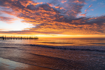 Sunrise over the sea