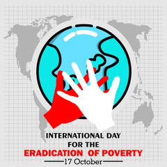 International day for the eradication of poverty, banner