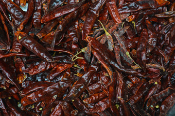 dried red peppers