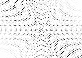 Abstract halftone dotted background. Monochrome pattern with dot and circles.  Vector modern futuristic texture for posters, sites, business cards, cover postcards, interior design, labels, stickers.