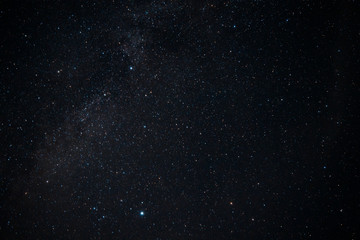 star sky long exposure night space landscape photography - obrazy, fototapety, plakaty