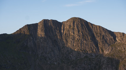 Y Lliwedd mountain in Snowdonia, Wales UK