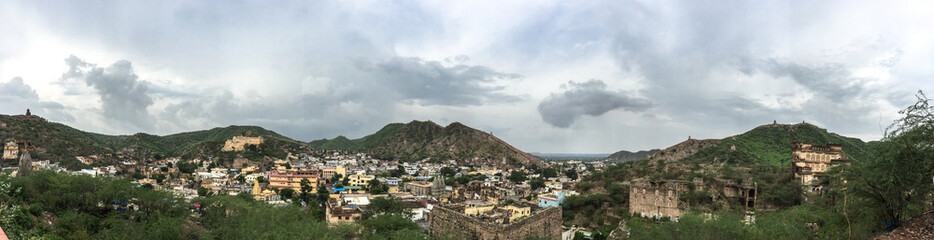 Fototapeta na wymiar Jaipur Panorama
