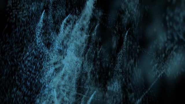Abstract Blue Particle Background