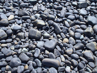 Beautiful pebble on island