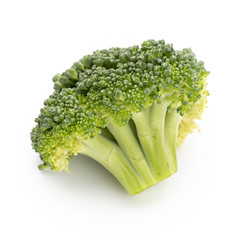 Broccoli isolated on a white background.