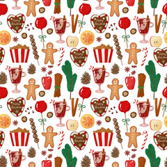 Christmas illustrations set