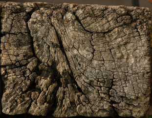 background and texture of old wood surface