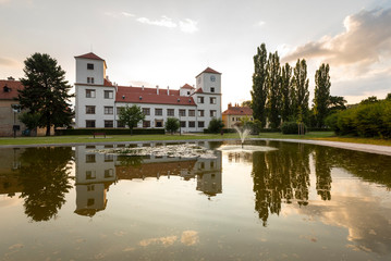 Fototapeta na wymiar Renaissance Castle Bucovice, Vyskov District, South Moravia, Czech Republic