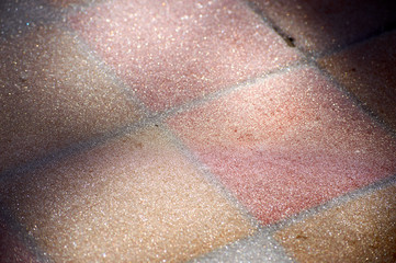 Fototapeta premium ceramic tiles in frost
