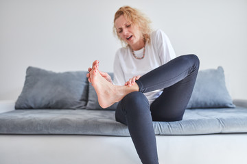 Problems with feet, joints, legs and ankles.
