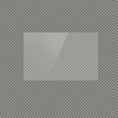 Glass plate icon. Vector illustration