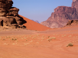 Middle East, Petra Jordan Wadi Rum desert
