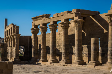 Fototapeta premium Temple of philae, Island Agilka upper Egypt