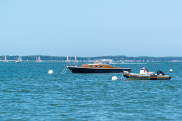 Obraz premium BASSIN D'ARCACHON (France), vue sur la baie