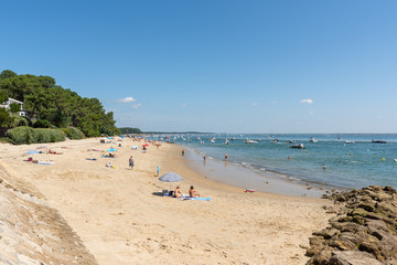 CAP FERRET (Bassin d'Arcachon, France), la plage de La Vigne
