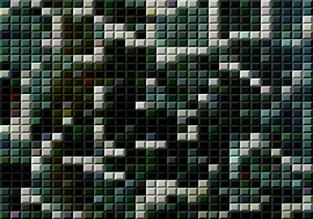 Fototapeta premium Concept abstract background for interior design. Multicolored figure