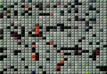 Concept abstract background for interior design. Multicolored figure