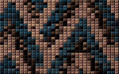 Fototapeta premium Concept abstract background for interior design. Multicolored figure