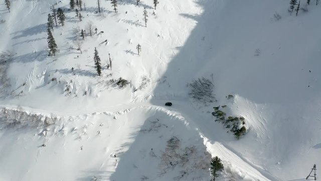 The road to the mountain lake Amut. 2019 year.