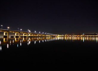 bridge at night