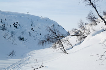 winter mountain landscape