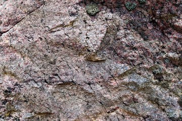 Granite stone texture in a detailed close of view in high resolution