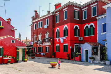 Fototapeta na wymiar Venezia, isola di Burano