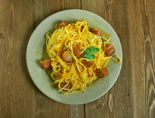 Butternut Squash and Sausage Pasta