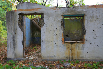 ruin of old house