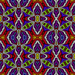 abstract colorful kaleidoscopic pattern