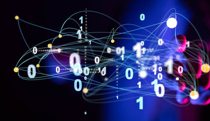 hand open in dark backgroubd