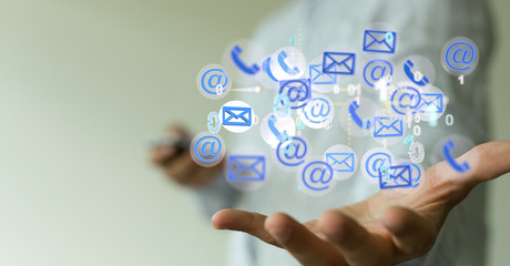 Mail Communication Connection message to mailing