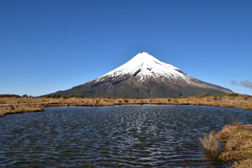 Fototapeta premium Mount Taranaki in New Plymouth, New Zealand