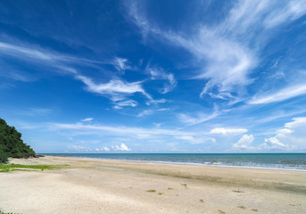 beach and blue sky