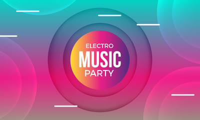 Electro Music Party banner 