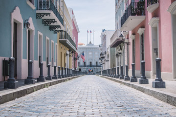 Calle de la Fortaleza, Old San Juan, Puerto Rico